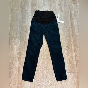 TRIBAL JEANS DARK EMERALD CORDUROY MATERNITY PANTS SIZE 0